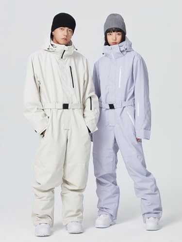 SnowElve Womens One Piece Ski Suit Waterproof Insulated Snowboard Snow Suit Winter Outdoor SnowsuitT2371ppxl - Image 3