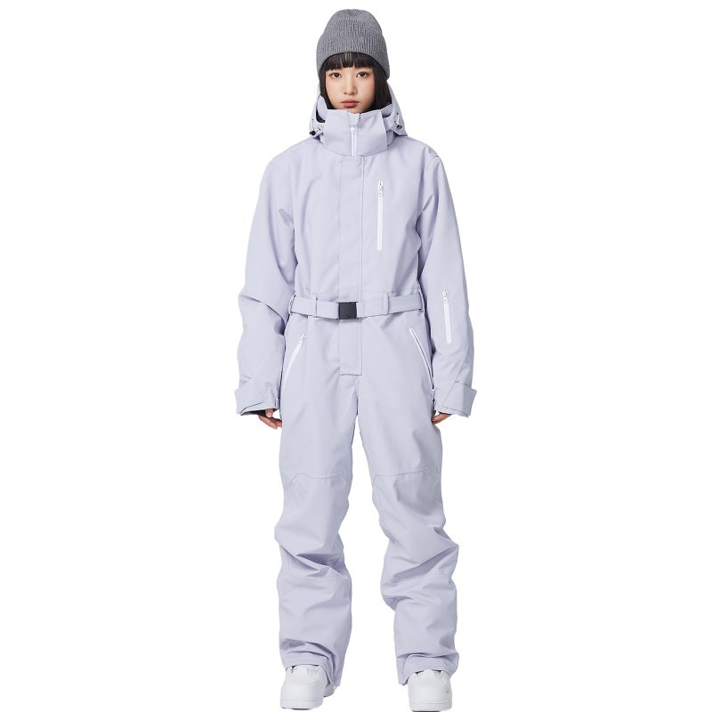 SnowElve Womens One Piece Ski Suit Waterproof Insulated Snowboard Snow Suit Winter Outdoor SnowsuitT2371ppxl - Image 2
