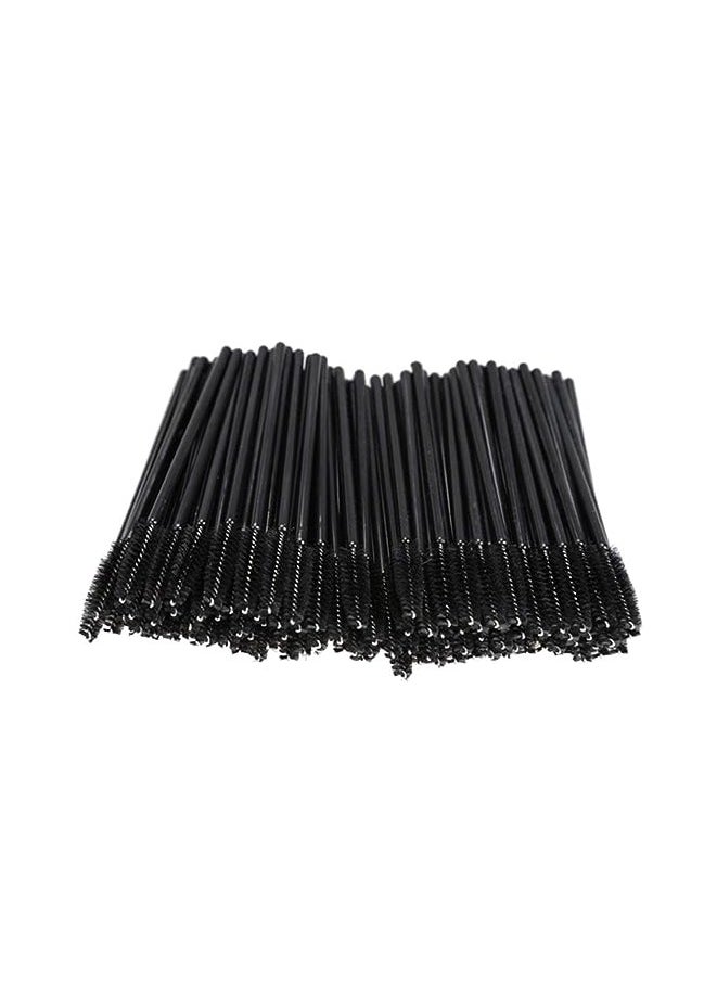 ORiTi ORiTi 50 Pcs Disposable Mascara Brushes Crystal Eyelash Wands Mascara Applicator Spooly for Eyelashes (Black)  - Image 5
