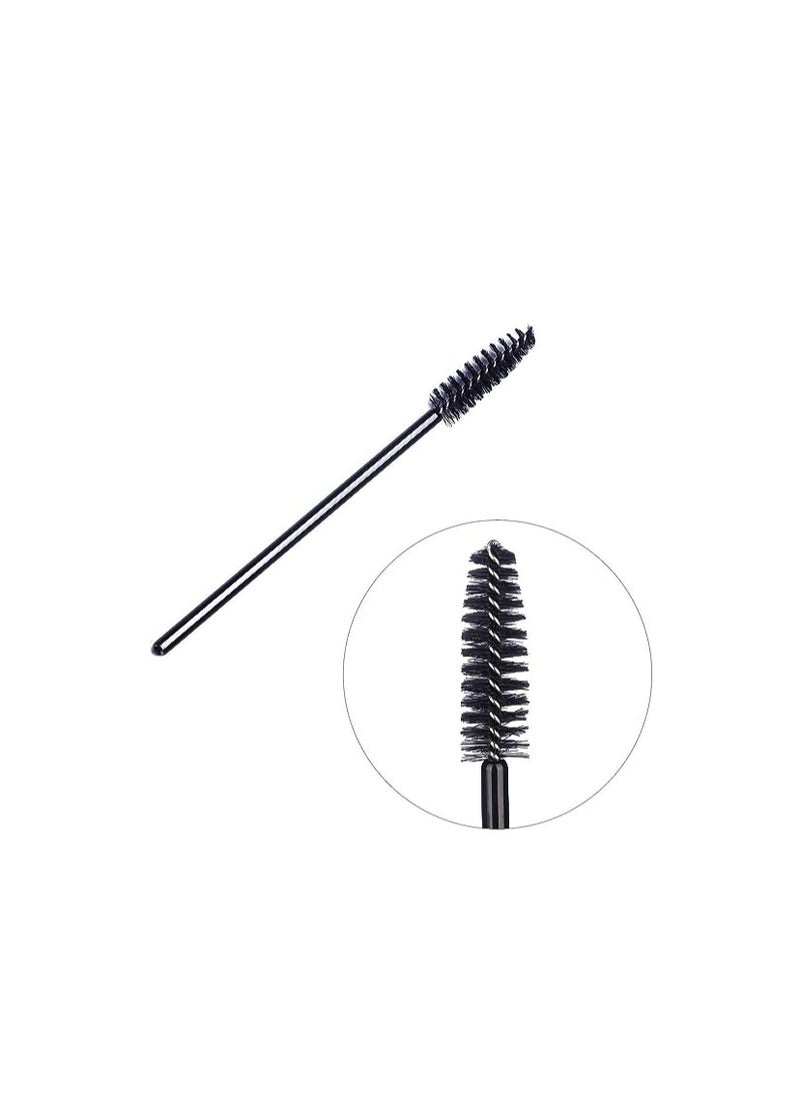 ORiTi ORiTi 50 Pcs Disposable Mascara Brushes Crystal Eyelash Wands Mascara Applicator Spooly for Eyelashes (Black)  - Image 4