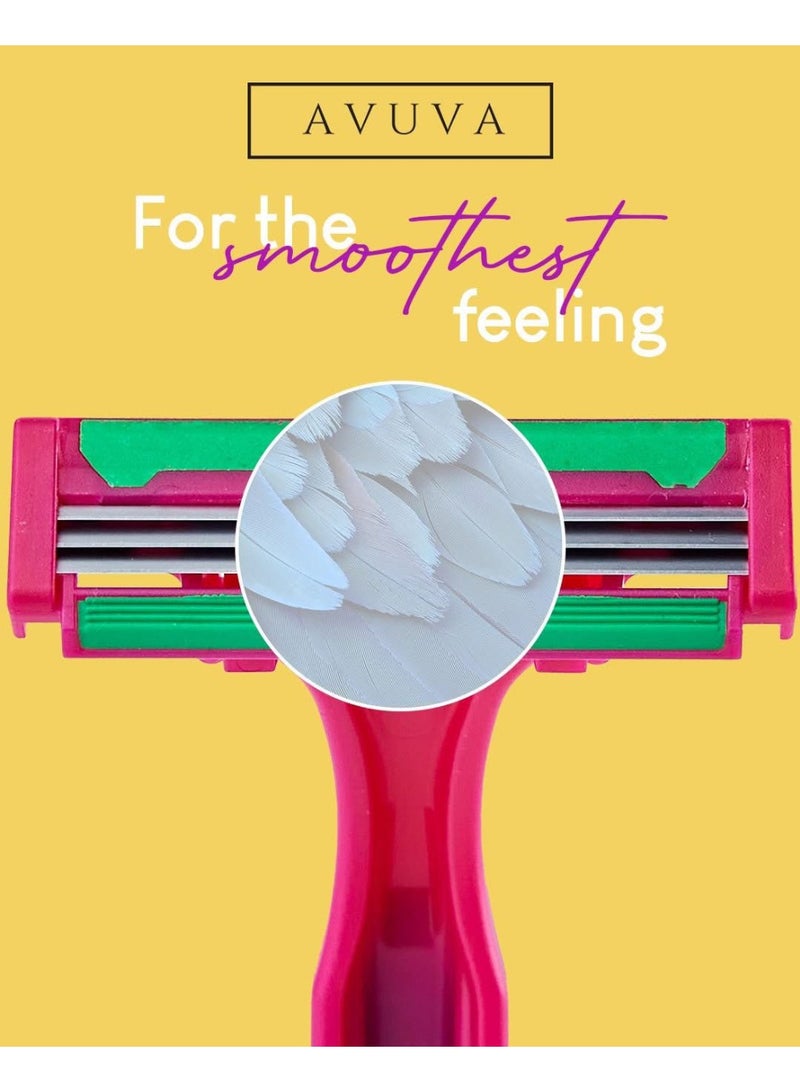 أفيفا أفوفا ماكينة حلاقة للنساء للاستخدام مرة واحدة - 5 قطع - Image 3