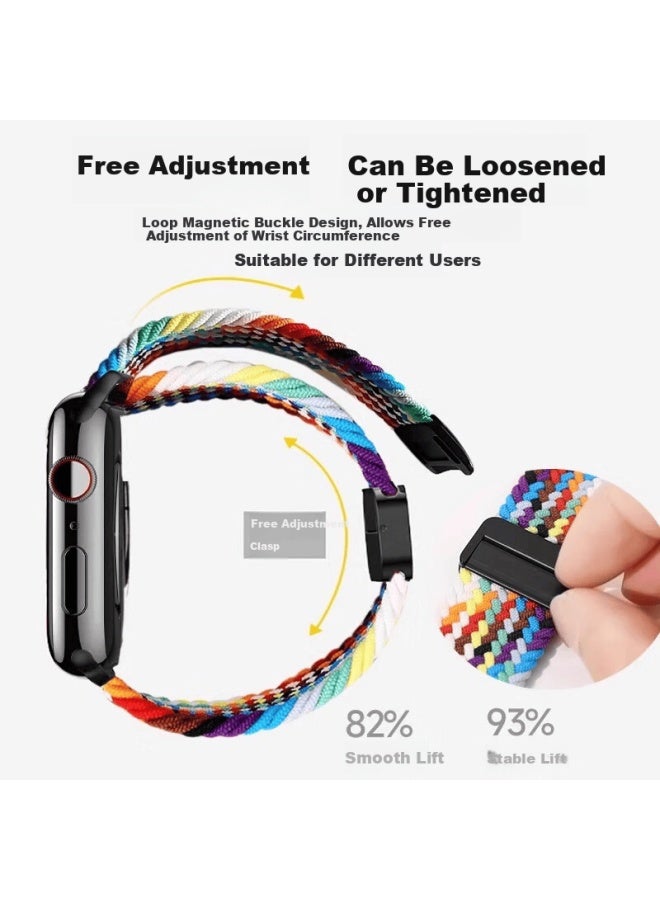 Chensong Nylon Woven Magnetic Folding Buckle Watch Strap For Oppo Watch S/x2/x/4pro And Oneplus Watch 2, Uni Sports Wristband Accessory - Image 2