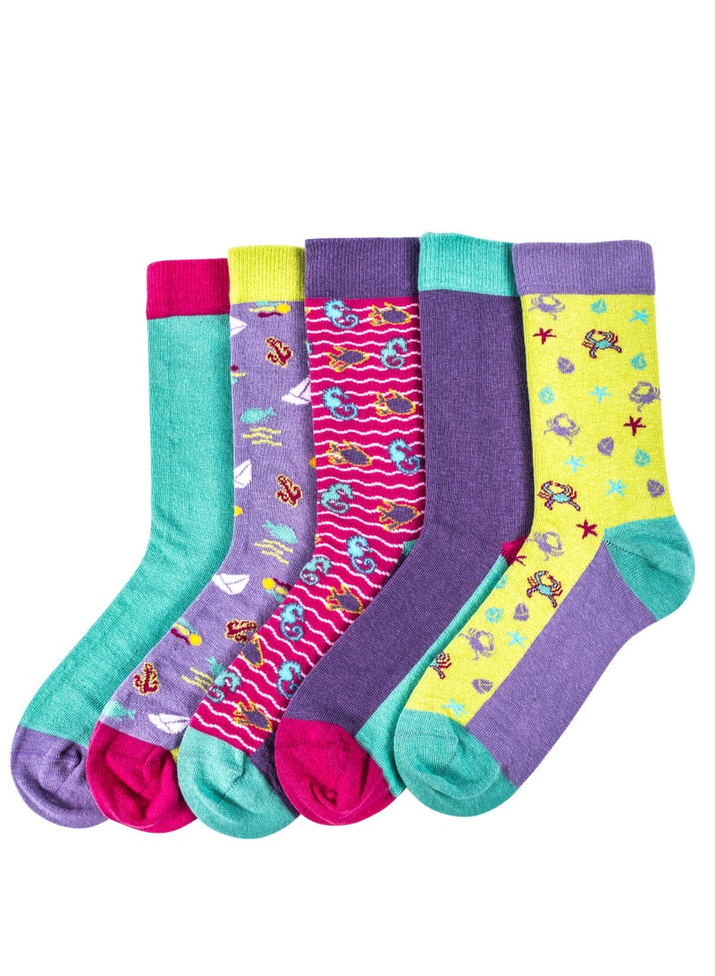 أنيموس طقم جوارب نسائية غير ملحومة من أنيموس – 5 أزواج - Image 3