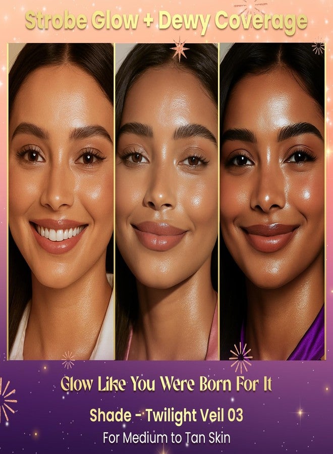 فاسيسكانادا فيسز كندا ستروب سي سي تينت ميني - توايلايت فيل 03، 18 مل | سيروم 5 في 1 + مرطب + برايمر + كريم بي بي/سي سي + كريم ستروب | خفيف الوزن | بشرة ندية متألقة | نياسيناميد وحمض الهيالورونيك | للبشرة المتوسطة إلى السمراء - Image 2