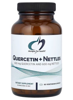 designs for health Quercetin + Nettles  90 Vegetarian Capsules 