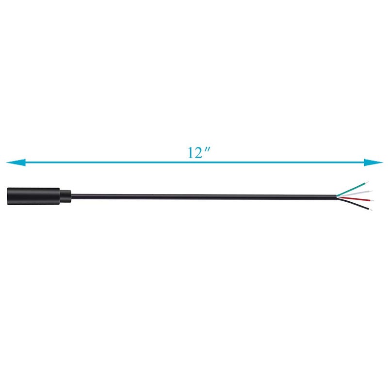 Fancasee 2-Pack 3.5mm 1/8" to Speaker Wire TRRS Stereo Female Jack to Bare Wire Pigtail 3.5mm Plug Connector Adapter Repair Audio Cable for Microphone Headphone Headset Earphone Speaker - Image 4