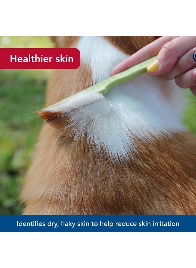 Coastal Pet Safari Double Row Comb - Helps Dry Skin - For Flea Prevention and Detection in Pets with Short and Long Hair - Image 4