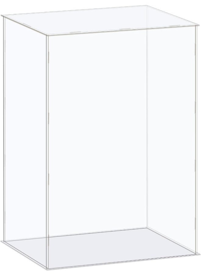 Generic sourcing map Acrylic Display Case Box Clear Dustproof Protection Showcase 31x16x41cm for Collectibles Display  - Image 1