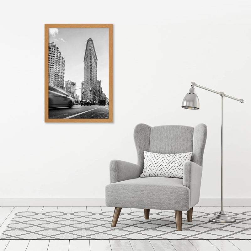 Americanflat 24x36 Poster Frame with Polished Plexiglass - Wide Picture Frames Made of Engineered Wood for Vertical or Horizontal Wall Display - Epic Collection - Dark Oak - Image 5