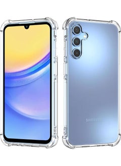 Generic Samsung Galaxy A15 Case, Designed for Galaxy A15 5G/4G Case, Slim Flexible TPU Airbag Bumper Shock Absorption Rubber Soft Silicone Case Cover Fit for Samsung Galaxy A15 (Clear)  - Image 1