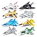 OTONOPI Fighter Jet Military Vehicle Airplane Toy Army Air Force Die Cast Aircraft Model Plane for Kids Toy Set Collection with Lights and Sounds Bump and Go Action Toy - Image 4