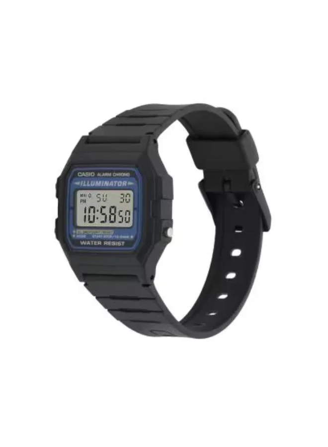 CASIO Men's Men's Digital Display Watch With Black Resin Strap - F-105W-1A