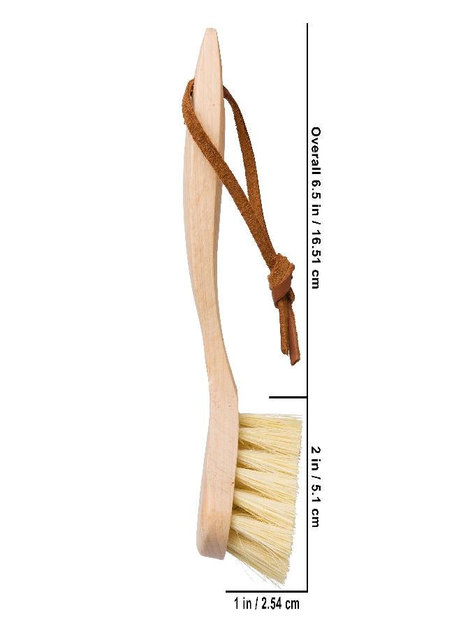 Redecker Waffle Machine Brush with Oiled Beechwood Handle, Stiff Heat-Resistant Tampico Fiber Bristles, 6-1/2 inches, Made in Germany - Image 2