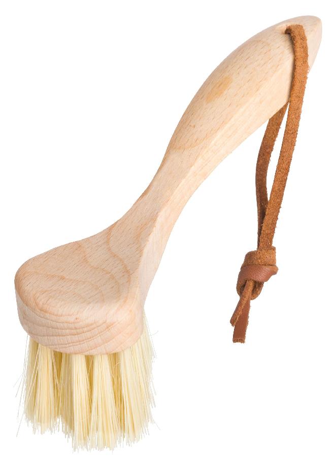 Redecker Waffle Machine Brush with Oiled Beechwood Handle, Stiff Heat-Resistant Tampico Fiber Bristles, 6-1/2 inches, Made in Germany - Image 1