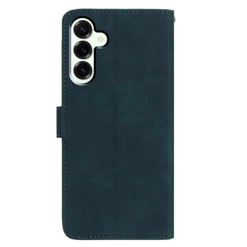erorex For Samsung Galaxy M36 5G Moonlit  Dance Pattern Embossed Leather Phone Case(Green) - Image 3
