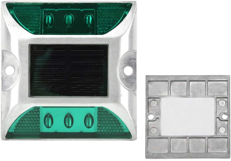 klarako 2 Pcs Solar Power Ground Marker Lights/Waterproof Outdoor Driveway Road Stud Lamp 6 LED/Road Stud Pathway Marker Light - Image 4