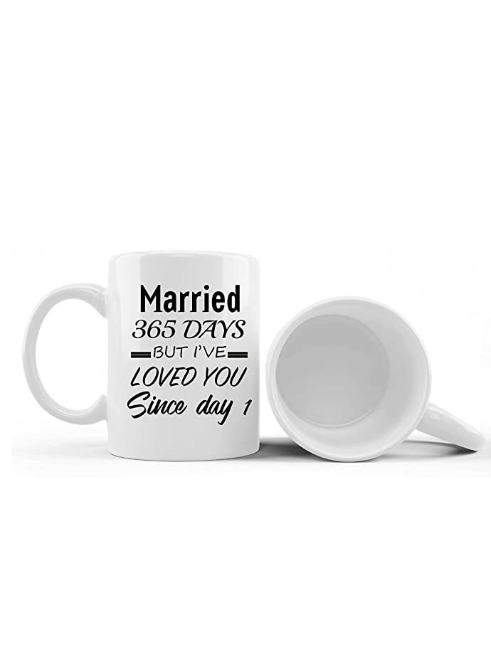 PRINTSHOP4ME Happy Anniversary Couple Mug Gifts | Best Anniversary MUG | Wedding Anniversary Mug | Anniversary Couple Mug| COFFEE MUG - Set of 2 Pcs (Design 6)  - Image 2