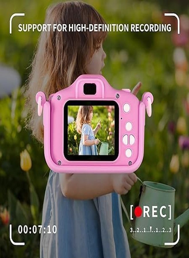 Bluedeal Camera Toys - HD Digital Video Camera with Silicone Cover for Kids (Unicorn Pink) - Image 4