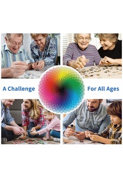 Y&D 1000-Piece Rainbow Round Puzzle  - Image 5