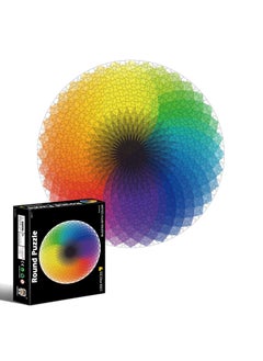 Y&D 1000-Piece Rainbow Round Puzzle  - Image 1