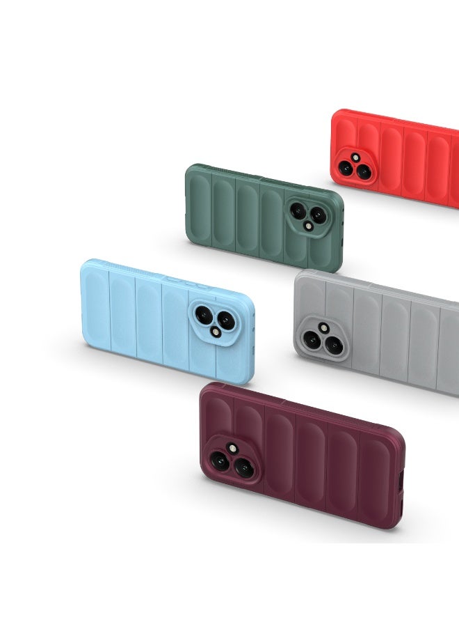 Phantom Shield Silicone Case with Anti-Scratch Soft Microfiber Lining, High Resilience Rubber Full Body Shockproof Cover Compatible with Honor 400 (Palm) - Image 4