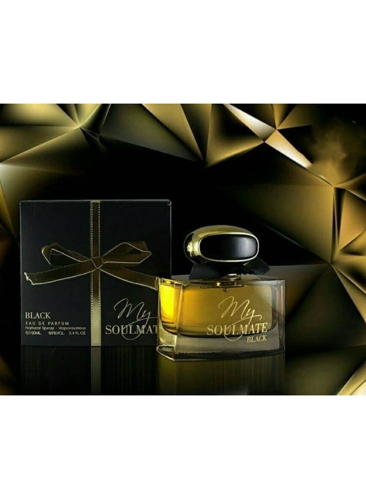 بلاك عطر "ماي سول ميت بلاك" (My Soulmate Black) - أو دو بارفان - 100 مل - Image 3