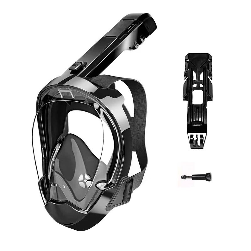 Bluejw Full Face Snorkel Mask Prescription Anti Fog With Gopro Mount Dry Silicone for Adults Youth High Quality Diving Set - Image 1