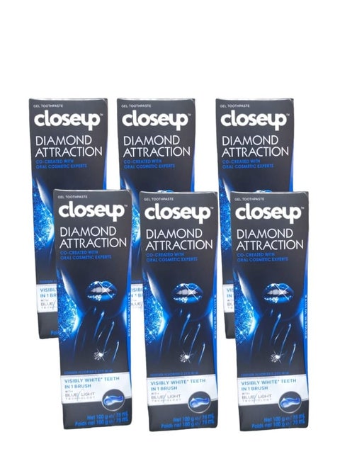 معجون أسنان Closeup  ألحماية ألكاملة للأسنان منعش للغاية تنظيف عميق 75مل 5+1