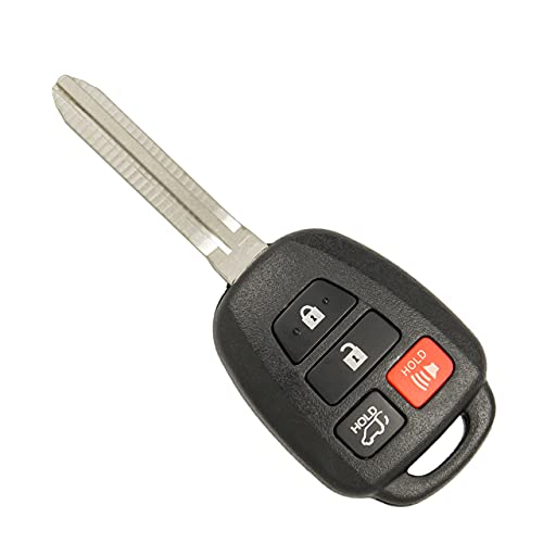 Keyless2Go Keyless Entry Remote Head Key Fob for select Toyota Rav4 Highlander Tacoma GQ4-52T w/ Trunk Release - Image 2
