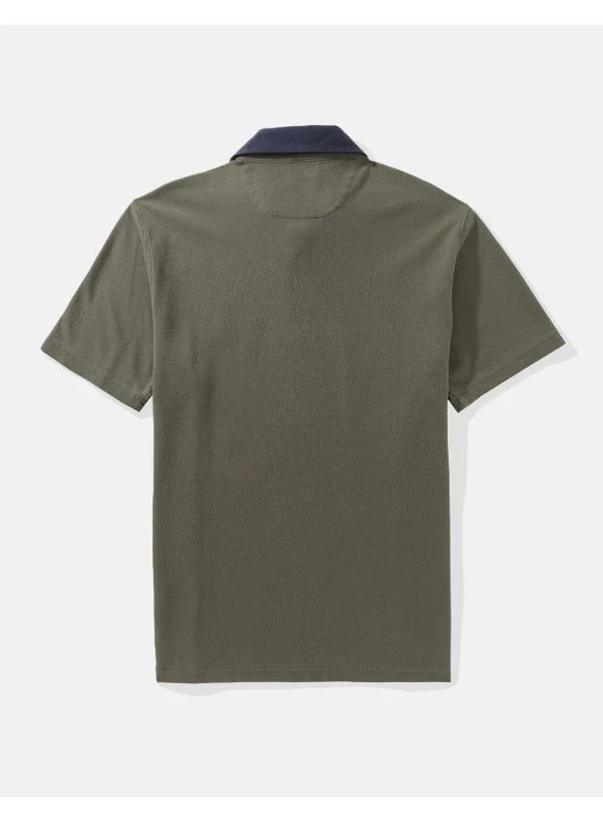 American Eagle Rugby Logo Polo Shirt