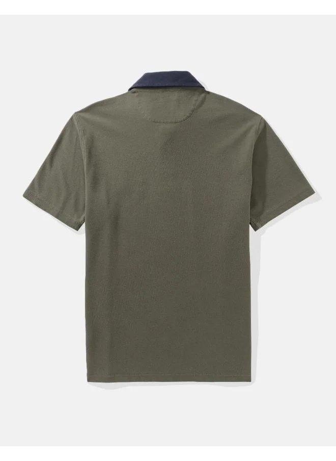 American Eagle Rugby Logo Polo Shirt