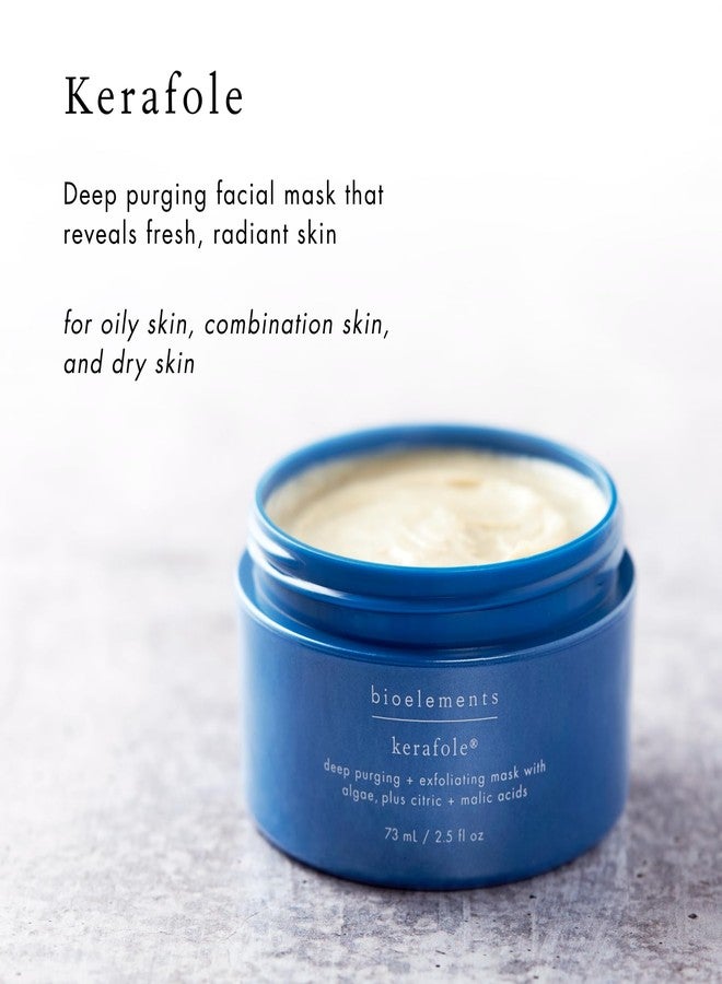 بايو إيلمينتس قناع الوجه Bioelements Kerafole - 75 مل - قناع تنظيف عميق للبشرة، لبشرة نضرة ومشرقة - نباتي، خالٍ من الغلوتين - لم يُجرَّب على الحيوانات - Image 3