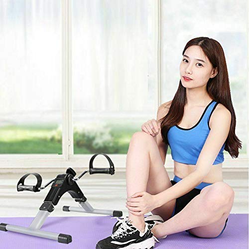 Crownish Indoor Exercise Gym Cycle Exerciser Cycle with Adjustable Resistance LCD Display - Image 3