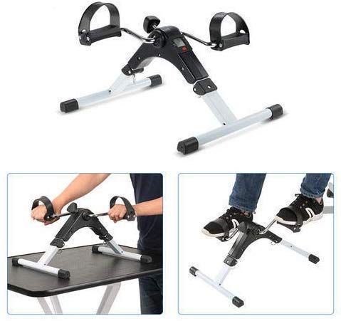 Crownish Indoor Exercise Gym Cycle Exerciser Cycle with Adjustable Resistance LCD Display - Image 2