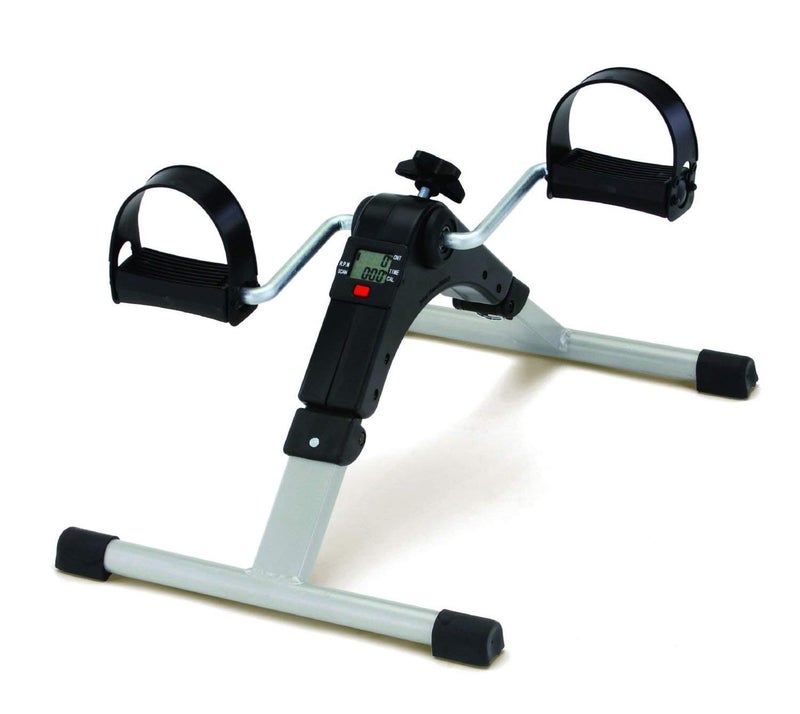 Crownish Indoor Exercise Gym Cycle Exerciser Cycle with Adjustable Resistance LCD Display - Image 1
