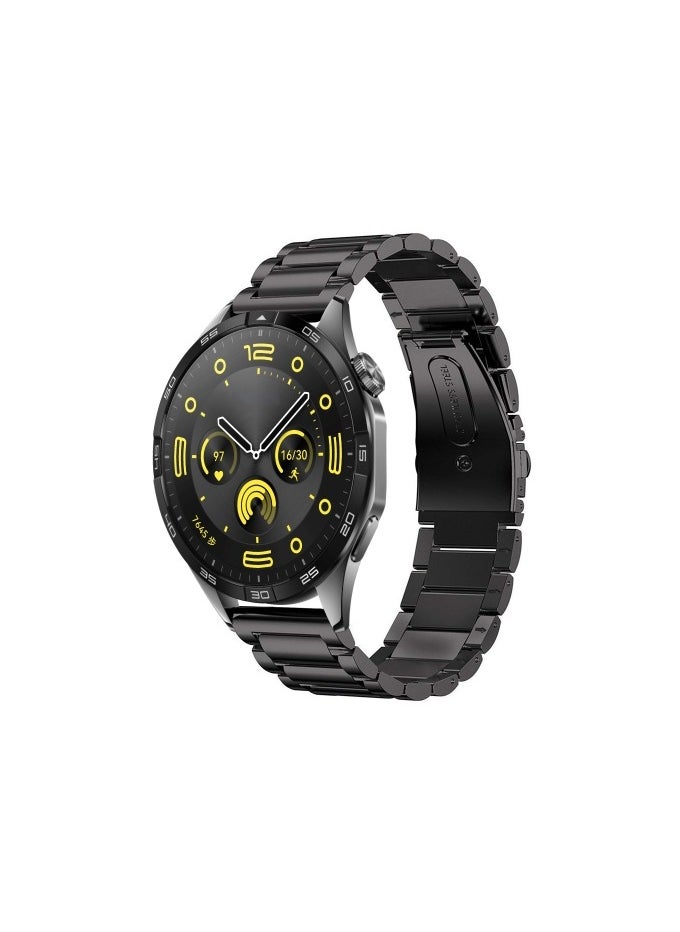 Oteeto Oteeto Watch 5 pro  1.43 Inch AMOLED Display Smart watch With 2 Pair Strap and Wireless Charger For Men's Black  - Image 1