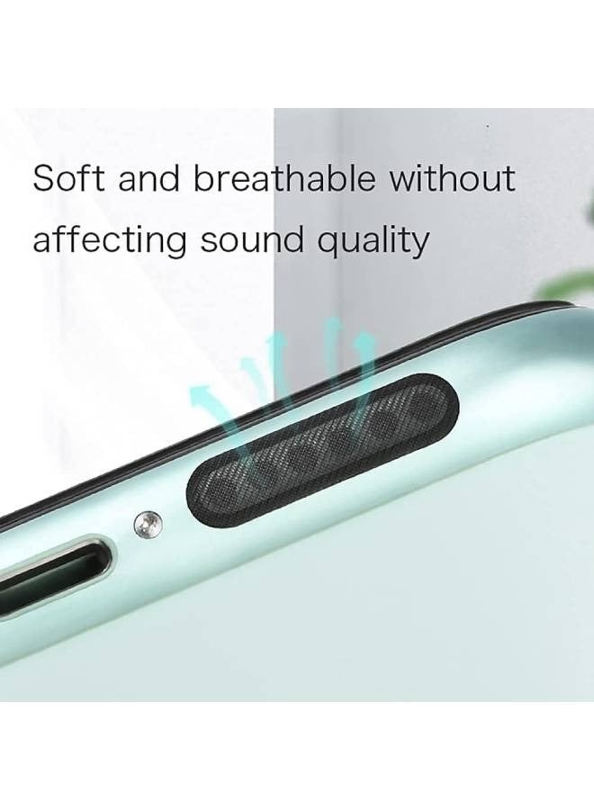 Mesh Anti Dust Proof Adhesive Sticker Compatible with iPhone Speaker (Pack of 24) - Image 2