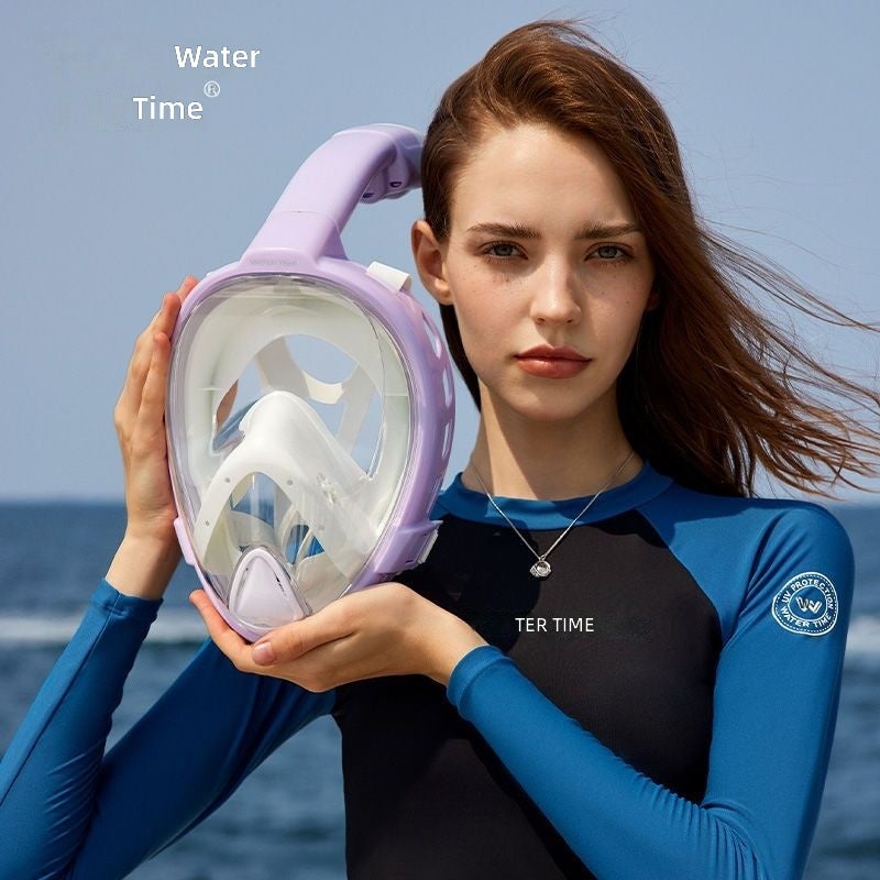WaterTime Diving Gear: Snorkeling Mask, Underwater Breathing Tube & Swimming Goggles for Myopia - Image 4