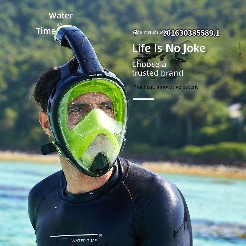 WaterTime Diving Gear: Snorkeling Mask, Underwater Breathing Tube & Swimming Goggles for Myopia - Image 3