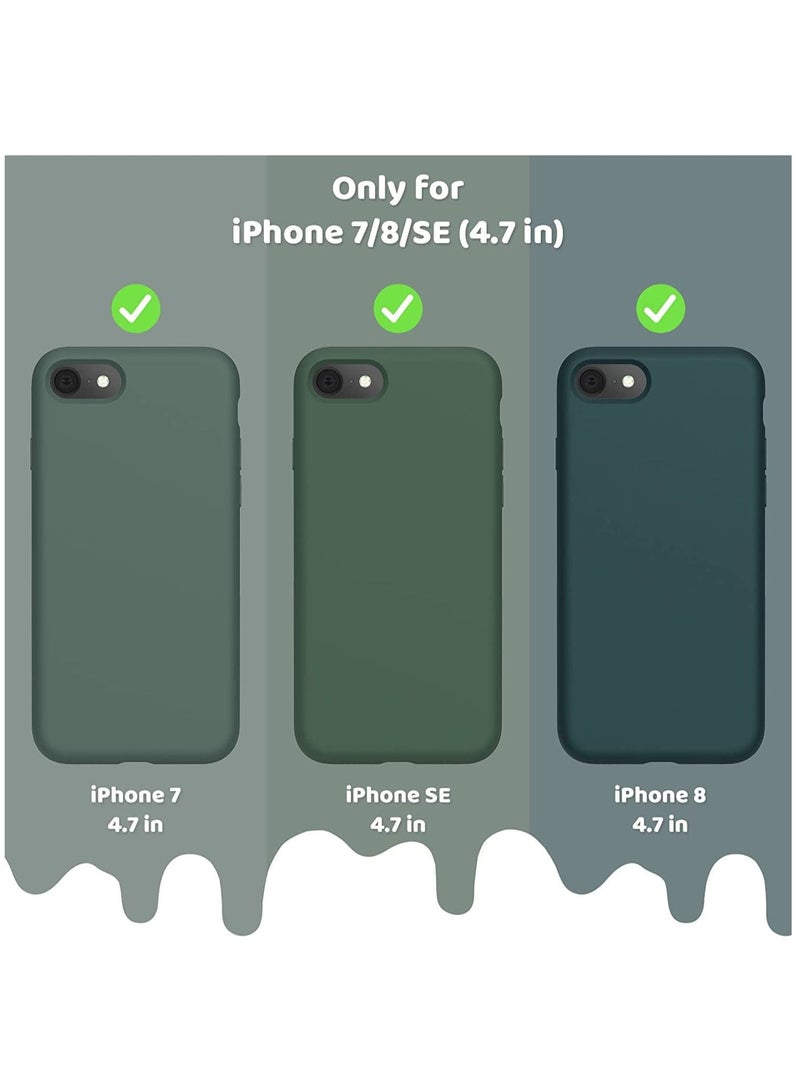 DUSALA iPhone SE 2022 Case, iPhone SE 2020 Phone case, iPhone 7/8 case Liquid Silicone Gel Rubber Phone Case - Image 2
