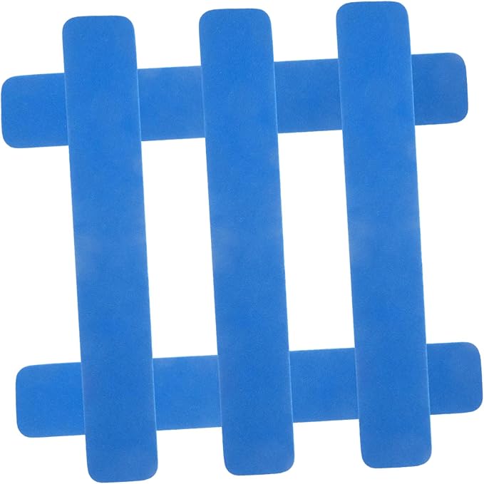 Sky Blue Self Adhesive Felt Strips for Memo Notice Bulletin Board Easy Install Classroom Office Use 5 Pieces - Image 1
