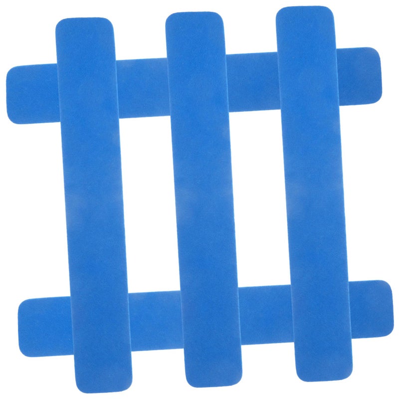 Sky Blue Self Adhesive Felt Strips for Memo Notice Bulletin Board Easy Install Classroom Office Use 5 Pieces - Image 2