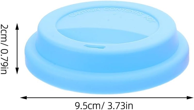 6Pcs Silicone Mug Covers Leakproof Flexible Food Grade Easy Clean Multi Color - Image 3