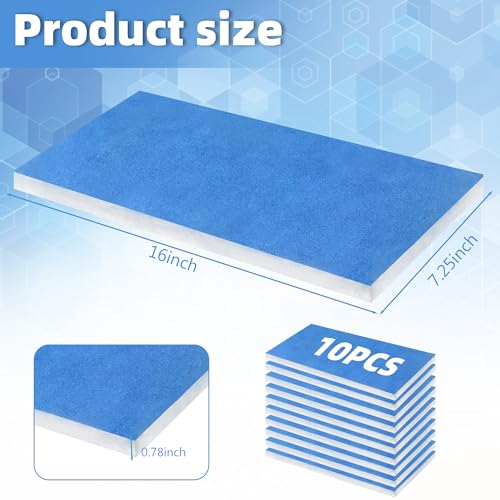 U0U 10 Pieces Paint Booth Filters,Portable Spray Booth Filter, Paint Booth Exhaust Filters for Replace Airbrush Spray Booths Paint Booth - Image 2