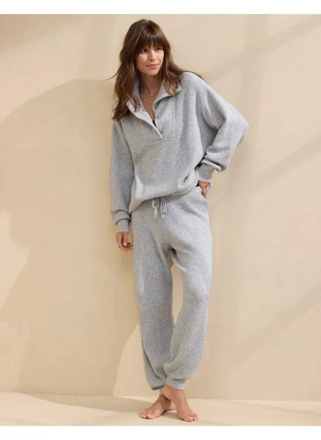 آري من امريكان ايجل Aerie CozyUp Waffle Jogger