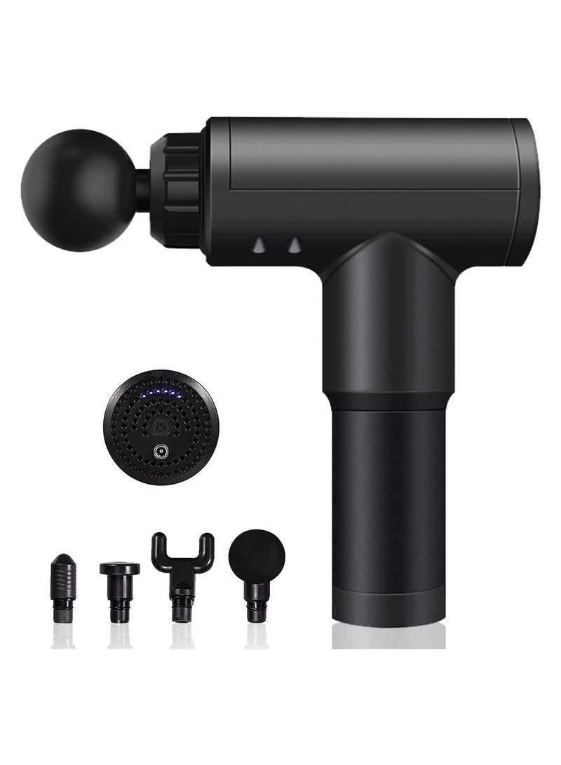 Massage Gun Fascial Gun Muscle Massager Deep Tissue Percussion Massager Body Relax Pain Relief Electric Therapy Gun for Fitness Relaxer - Image 1