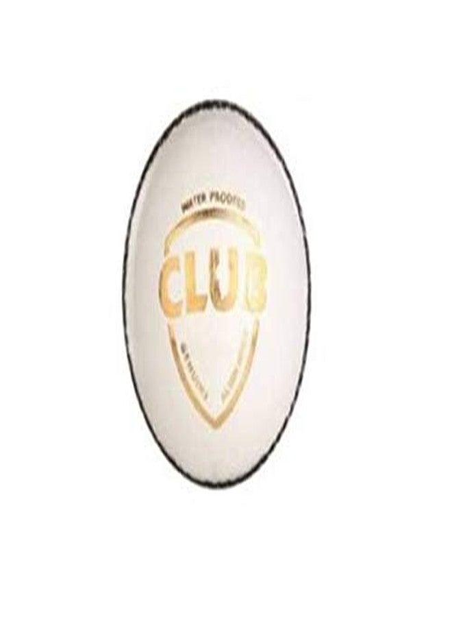 Ankaro Club White Leather Cricket Ball (Pack of 1)… - Image 3