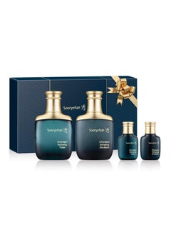Sooryehan Sooryehan Chunsam Konyang Skincare Set 115fl oz  Toner  Moisturizer for Men Premium Korean Skincare by LG Beauty Red Ginseng Extract Velvet Antler Cordyceps Militaris 