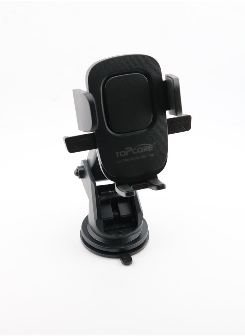 Topcore Folding Desktop Phone Stand Black, iPhone, iPads, Samsung, iphone15 Series, iPhone14 Series  - Image 2