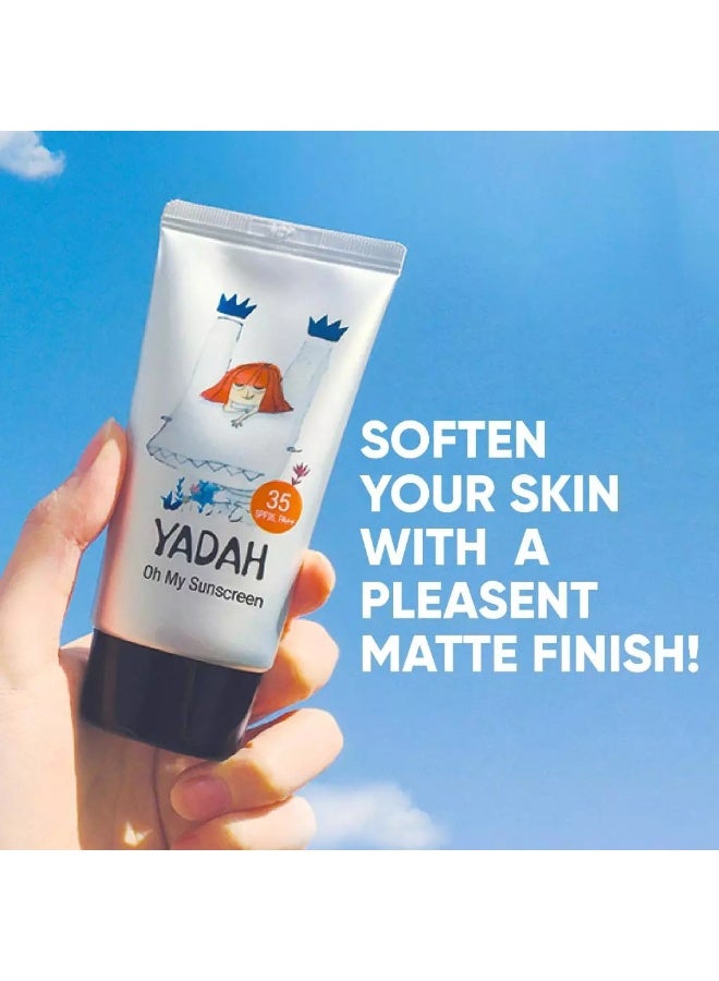 YADAH Oh My Sunscreen SPF35 PA++ (50ml) - Image 3